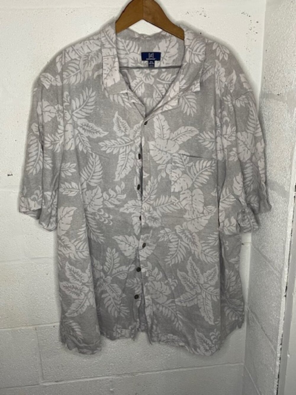 Men's Hawaiian Shirt by George, Size 3X